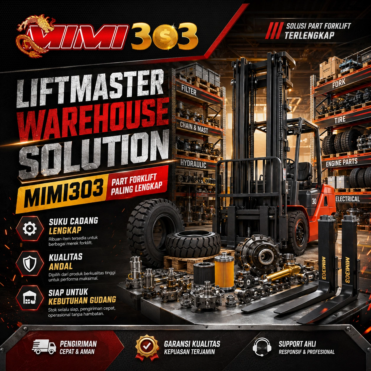 Liftmaster Warehouse Solution banner